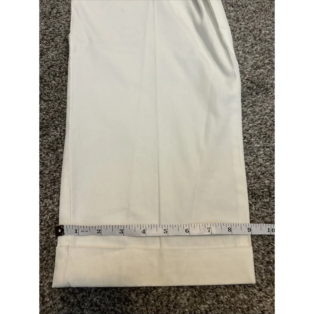 Vintage Polo Ralph Lauren Hammond Pleated Pants 34x32 White Straight Leg NWT 90s